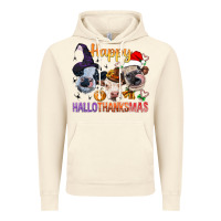 Vintage Artic Happy Hallothanksmas Cows Vintage Hoodie - BundleAndBundleShop