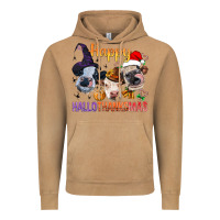 Vintage Camel Happy Hallothanksmas Cows Vintage Hoodie - BundleAndBundleShop
