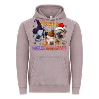 Vintage Zinc Happy Hallothanksmas Cows Vintage Hoodie - BundleAndBundleShop