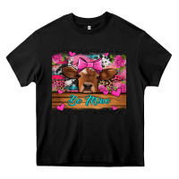 Black be mine valentine's day cow Heavy Core Tee - Jasminsmagicworld