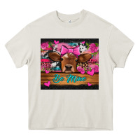 Cream be mine valentine's day cow Heavy Core Tee - Jasminsmagicworld