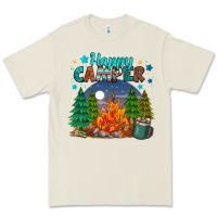 Bone happy camper Premium Tee - MaliasSmallBusiness