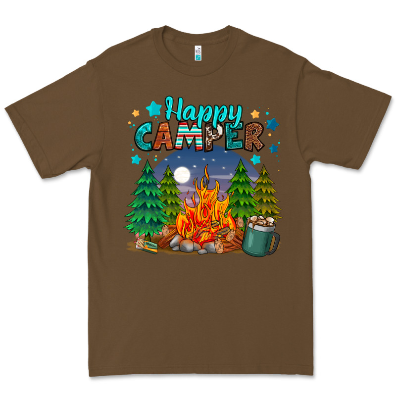 Happy Camper Premium Tee by MaliasSmallBusiness | Teevron