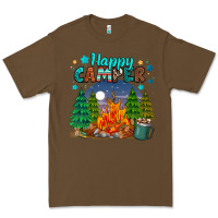 Cacao happy camper Premium Tee - MaliasSmallBusiness