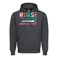 Smoke Nurse in progres Zipper Hoodie - CowGirlArtShop