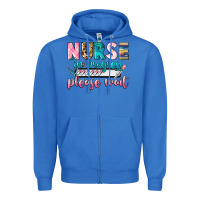True Royal Nurse in progres Zipper Hoodie - CowGirlArtShop