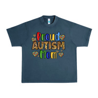 Midnight Navy proud autism mom design Urban Heavy Tee - LillyAllenDesigns
