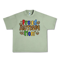 Oil Green proud autism mom design Urban Heavy Tee - LillyAllenDesigns