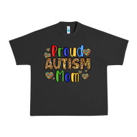 Pigment Black proud autism mom design Urban Heavy Tee - LillyAllenDesigns