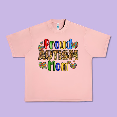 Proud Autism Mom Design Urban Heavy Tee Designed By Lillyallendesigns
