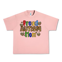 Salmon proud autism mom design Urban Heavy Tee - LillyAllenDesigns