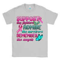 Moon Dust Support The Lighters Admire The Survivors Remember The Angels Classic Tee - BundleAndBundleShop