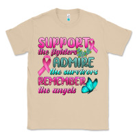 Mushroom Support The Lighters Admire The Survivors Remember The Angels Classic Tee - BundleAndBundleShop