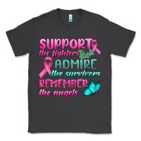 Smoke Support The Lighters Admire The Survivors Remember The Angels Classic Tee - BundleAndBundleShop