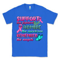 True Royal Support The Lighters Admire The Survivors Remember The Angels Classic Tee - BundleAndBundleShop