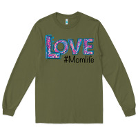 Army Green Love Mom Life Long Sleeve Tee - Bettercallsaul