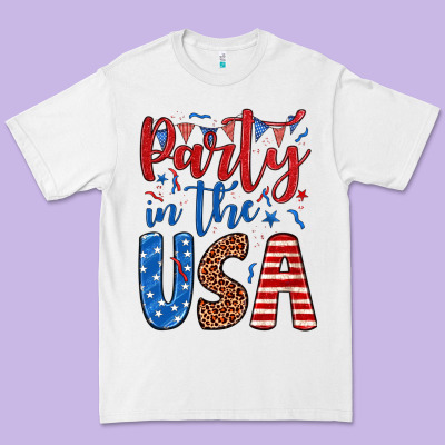 Party In The Usa Premium Tee Designed By Jahusdesignshop