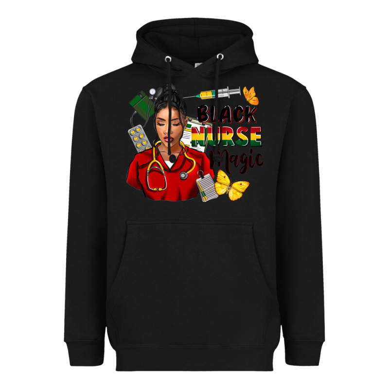 Juneteenth Black Nurse Magic Heavyweight Hoodie by FaDigitalArtStudio | Teevron