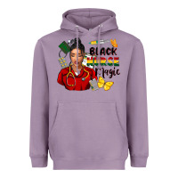 Lavender Juneteenth black Nurse magic Heavyweight Hoodie - FaDigitalArtStudio