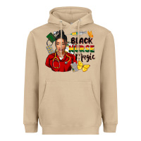 Mushroom Juneteenth black Nurse magic Heavyweight Hoodie - FaDigitalArtStudio