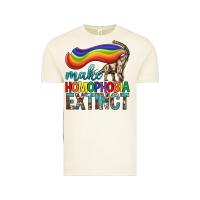 Vintage Arctic Lgbtq Make Homophobia Extinct Vintage Tee - BundleAndBundleShop