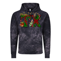 Cloud Black Christmas Texas With Deer Vintage Hoodie - BundleAndBundleShop