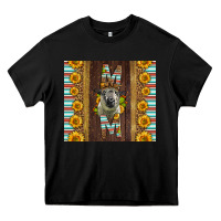 Black Western Hampshire Sheep Mom Heavy Core Tee - LillyAllenDesigns