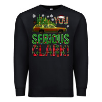 Black you serious clark with vacation car bbs Premium Sweatshirt - BundleAndBundleShop