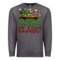 Charcoal Heather you serious clark with vacation car bbs Premium Sweatshirt - BundleAndBundleShop