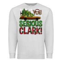 Dove Grey you serious clark with vacation car bbs Premium Sweatshirt - BundleAndBundleShop