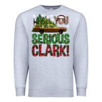 Heather Grey you serious clark with vacation car bbs Premium Sweatshirt - BundleAndBundleShop