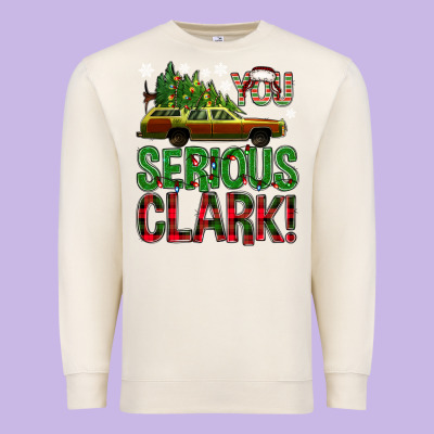 You Serious Clark With Vacation Car Bbs Premium Sweatshirt Designed By Bundleandbundleshop