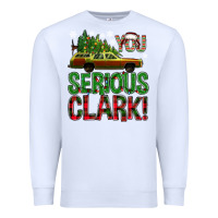 White you serious clark with vacation car bbs Premium Sweatshirt - BundleAndBundleShop