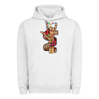 Pigment Lunar Rock merry christmas skeleton hand Urban Hoodie - CowhideDigitalArt