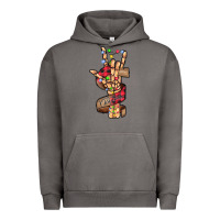 Pigment Tornado merry christmas skeleton hand Urban Hoodie - CowhideDigitalArt