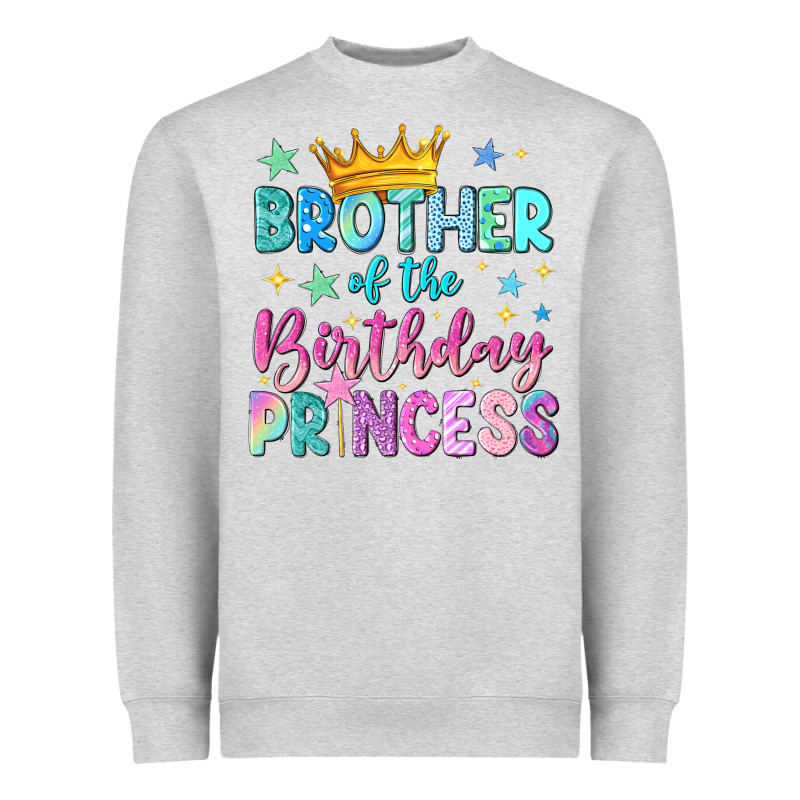 Brother Of The Birthday Princess Heavyweight Sweatshirt by NancyCooperArtShop | Teevron