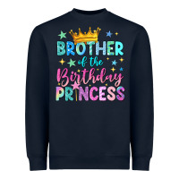 Navy brother of the birthday princess Heavyweight Sweatshirt - NancyCooperArtShop