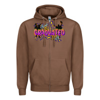 Chestnut just graduated 2024 Zipper Hoodie - CowGirlArtShop