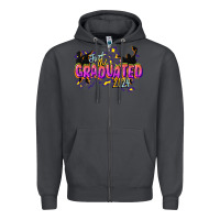 Smoke just graduated 2024 Zipper Hoodie - CowGirlArtShop