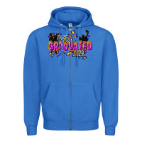 True Royal just graduated 2024 Zipper Hoodie - CowGirlArtShop
