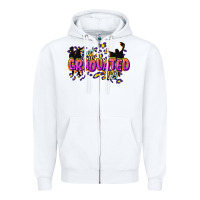 White just graduated 2024 Zipper Hoodie - CowGirlArtShop