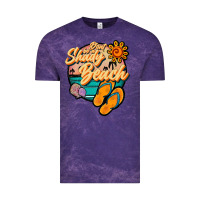 Cloud Purple dont be a shady beach Vintage Tee - JahusDesignShop