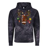 Cloud Black American Football Horn Christmas Vintage Hoodie - BundleAndBundleShop