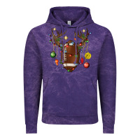 Cloud Purple American Football Horn Christmas Vintage Hoodie - BundleAndBundleShop