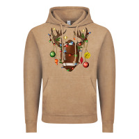 Vintage Coffee American Football Horn Christmas Vintage Hoodie - BundleAndBundleShop