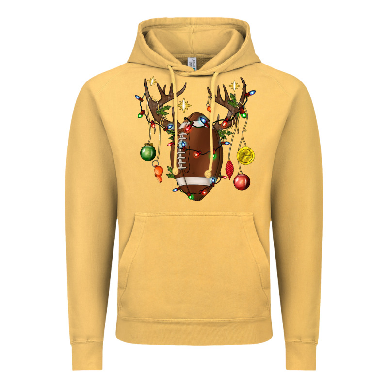 American Football Horn Christmas Vintage Hoodie by BundleAndBundleShop | Teevron
