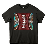 Asphalt western pattern and american football Heavy Core Tee - BarkalooDesign