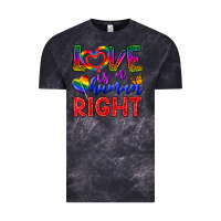 Cloud Black Love İs a Human Right Vintage Tee - BundleAndBundleShop