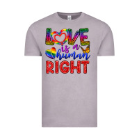 Vintage Zinc Love İs a Human Right Vintage Tee - BundleAndBundleShop