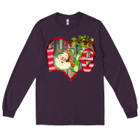 Plum Love Christmas Santa Long Sleeve Tee - Bettercallsaul